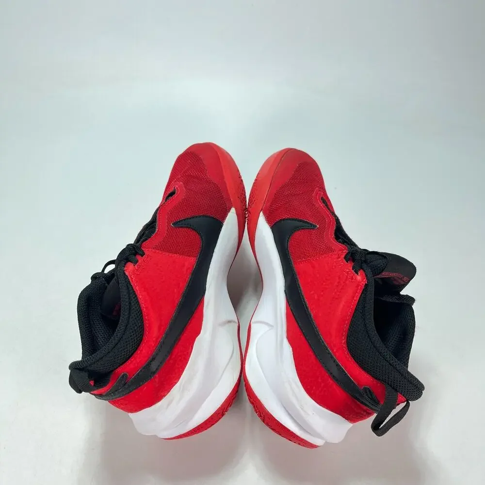 Nike Team Hustle D 10 University Red Basketball Shoes CW6735-600 Youth Size 6Y